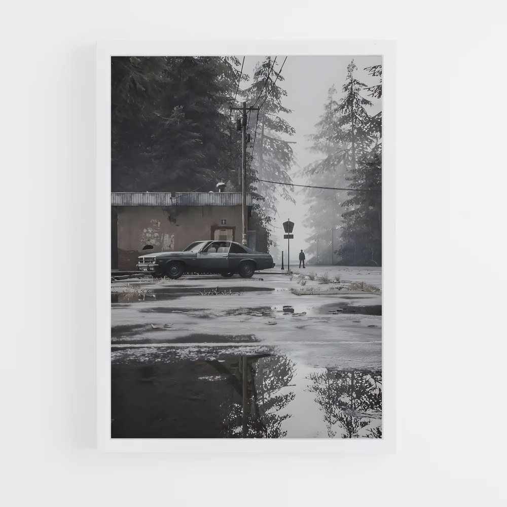 Poster Rues Oubliées – affiche Silent hill (vue 3)